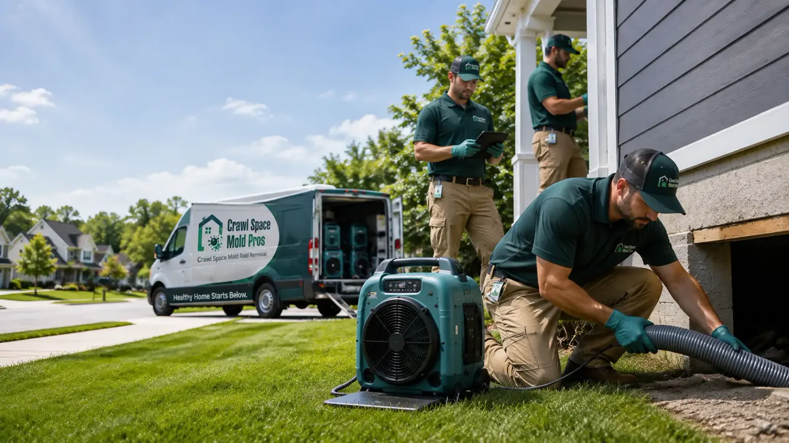 Crawl Space Mold Removal in Lane, IL